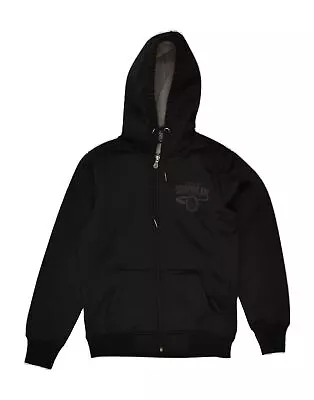 Buy SCORPION BAY Boys Graphic Zip Hoodie Sweater 11-12 Years Large Black BO10 • 17.28£