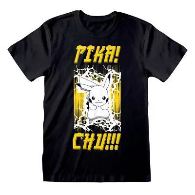 Buy Pokemon - Electrifying Unisex Black T-Shirt Ex Large - XL - Unisex - - K777z • 13.09£