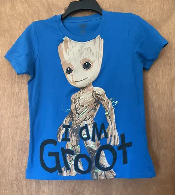 Buy Marvel I AM GROOT Guardians Of The Galaxy Short Sleeve T-shirt Womens M • 7.94£