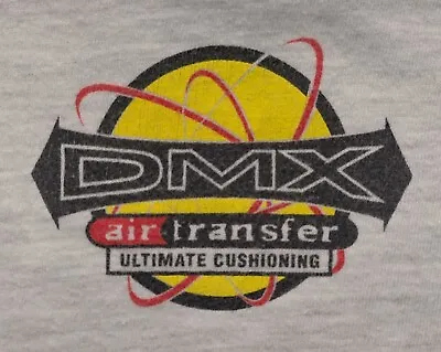 Buy REEBOK DMX Trainers Promo T-shirt Light Grey Vintage 90's Size XL • 19.90£