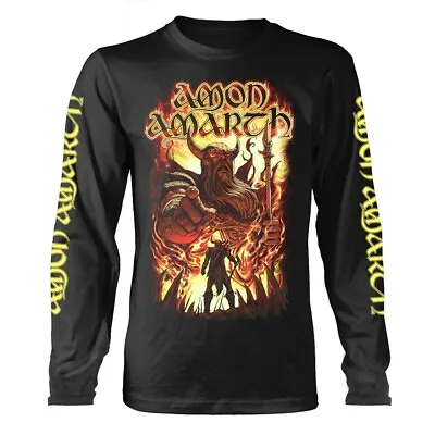 Buy Amon Amarth 'Oden Wants You' Black Long Sleeve T Shirt - NEW • 24.99£