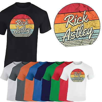 Buy Rick Astley Homage Mens T-Shirt Funny UK Retro Vintage 80s 90s Memes Gift Tshirt • 8.99£