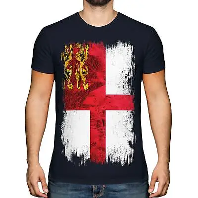Buy Sark Grunge Flag Mens T-shirt Tee Top Football Gift Shirt Clothing Jersey • 9.95£