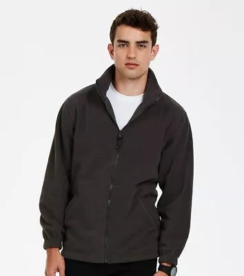 Buy Uneek Fleece Full Zip Microfleece Mens Jacket Top Zipped Pockets Premium Feel • 21.29£