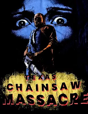 Buy Texas Chainsaw Massacre Leatherface Netflix 1974 Poster Shirt 2XL Fright Rags • 28.35£