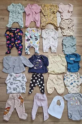 Buy Baby Girl Clothes Bundle Newborn First Size 0-3 Months Mothercare Fred&Flo 21pcs • 14.99£