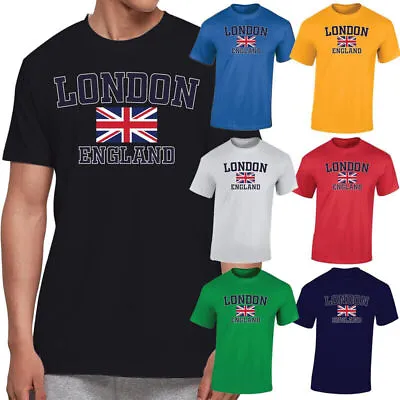 Buy London England Unisex T-Shirt Union Jack Trendy Great Britain Gift • 10.99£