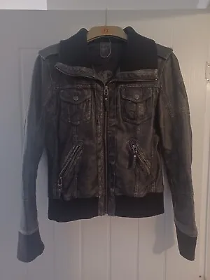 Buy EMP Gipsy Leather Jacket Womens Size Small Excellent Conditon • 100£