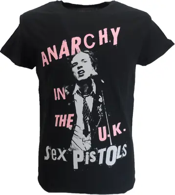 Buy Mens Black Official Sex Pistols Johnny Pic T Shirt • 16.99£