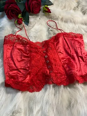 Buy Nice Red Polyamide Camisole Sleepwear Nightwear Size L • 35.71£