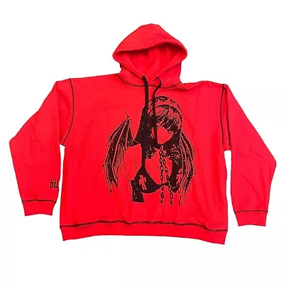 Buy NEW Billie Eilish BLOHSH Anime Girl Side Pockets Hoodie 2XL Authentic • 75.55£