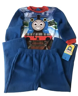 Buy Thomas & Friends Boys 2 Piece Blue Pajamas Size 4T Britt Allcroft/Kohl’s 2006 • 19.76£