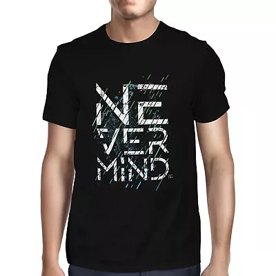 Buy 1Tee Mens Never Mind Slogan T-Shirt • 7.99£