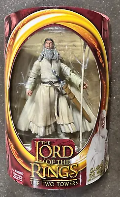 Buy VINTAGE Lord Of The Rings  The Two Towers  Gandalf The White Action Figure 2002 • 28.82£