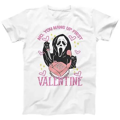 Buy Funny Valentine's Day T-shirt For Him Her | No You Hang Up First Scream  (S-5XL) • 12.99£