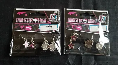 Buy  Monster High Children's Teens Dangle Earrings Goth Fashion Jewellery 4 Packs.  • 3.99£
