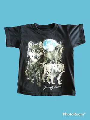 Buy Wolf Pack Kids Shirt M/L Great Smoky Mountions Crop Top • 8.84£
