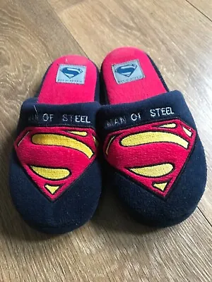 Buy Superman Slippers Size UK 12-13 • 3£