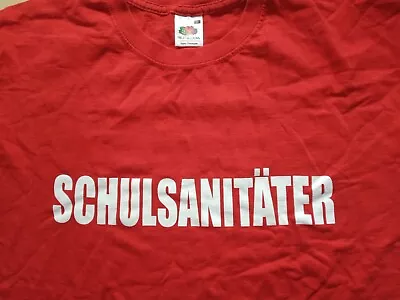 Buy German Schulsanitater School Paramedic T Shirt Mens Size Medium • 9.99£