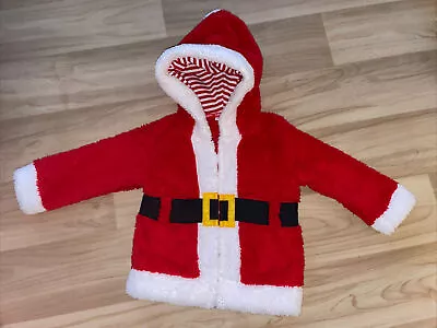 Buy Babys Christmas Zip Up Hoodie 9-12 Months • 8£