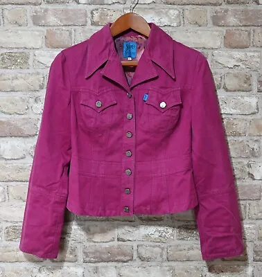 Buy Christian Lacroix Vintage Jacket Short Purple Denim Top UK Size 12 Women's  • 45£