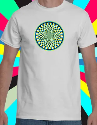 Buy Psychedelic Trippy Swirl Optical Illusion T Tee Shirt Various Colours • 15.99£