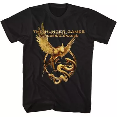 Buy Hunger Games - Boss Fight - Black Front Print Short Sleeve Solid Adult T-Shirt • 64.25£