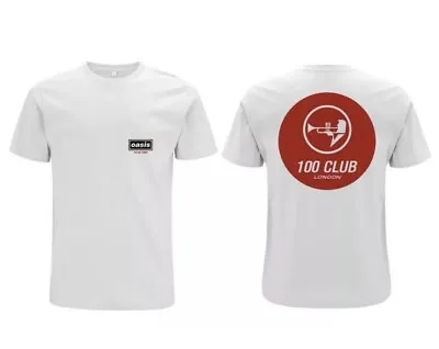 Buy Oasis 100 Club Limited Edition T Shirt XLARGE XL - Noel Liam Gallagher Limited • 19.99£