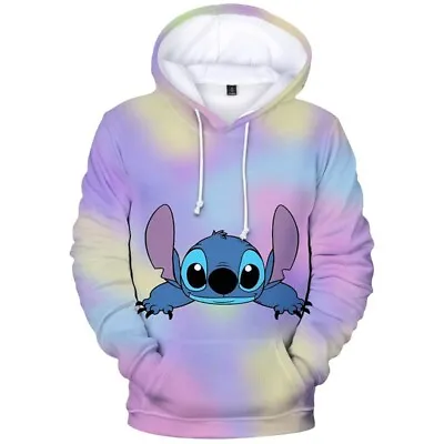 Buy Mens Women Lilo & Stitch 3D Hoodies Sweatshirt Pullover Jumper Tops • 21.47£