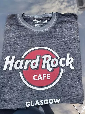 Buy Hard Rock Cafe Glasgow Mens  Grey T-Shirt New With Tags Adult Size XXXl • 14£
