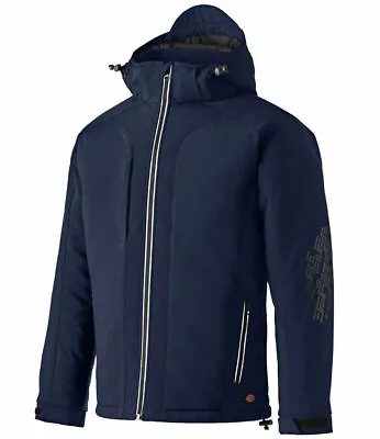 Buy Dickies Winter Jacket Softshell Navy Blue Xxxl Mens Waterproof Zip Jw7019 New • 45.99£