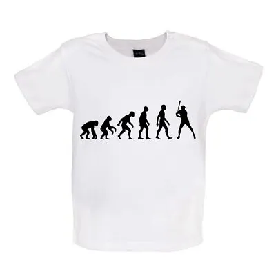 Buy Evolution Of Man Baseball - Baby T-Shirt / Babygrow - Base Ball Player Bat Love • 10.95£