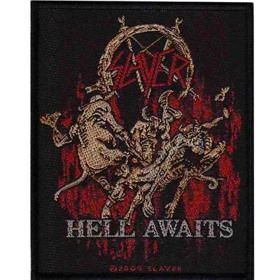 Buy Slayer Hell Awaits Patch Heavy Thrash Metal Official Band Merch  • 5.69£