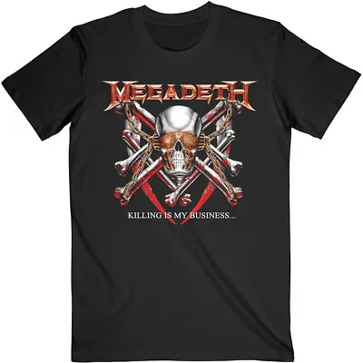 Buy Megadeth 'Killing Is My Business' (Black) T-Shirt - NEW & OFFICIAL! • 16.29£