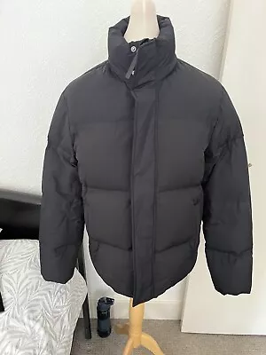 Buy Marks & Spencer Men’s Feather And Down Jacket Size Medium Colour Black • 7.50£