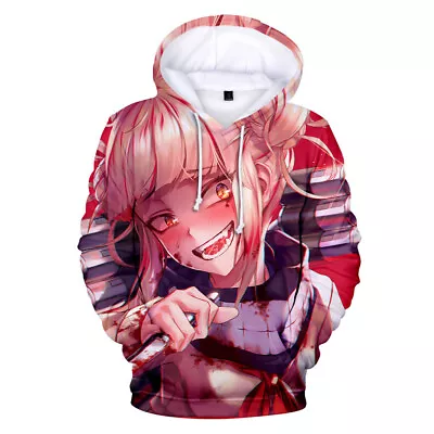 Buy Anime My Hero Academia Hoodie Adult Ladies Mens Printed Sweater Costume Clothes • 20.69£