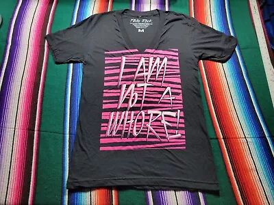 Buy LMFAO Party Rock Original Clothing Women's V-Neck T-Shirt Size Medium • 23.62£