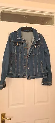 Buy F & F Lilo And Stitch Denim Jacket (18) Worn Once • 6.99£