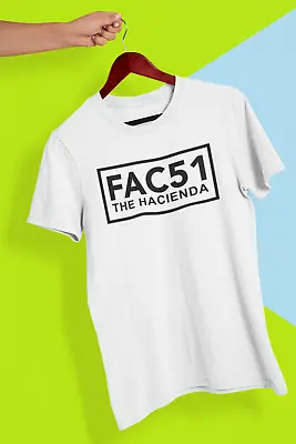 Buy Fac 51 T-shirt Hacienda Factory Records Joy Division Happy Mondays Rave • 11.95£