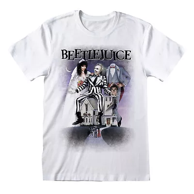 Buy OFFICIAL Beetlejuice T Shirt Movie Poster Tim Burton Betelgeuse Shake Senora NEW • 13.95£
