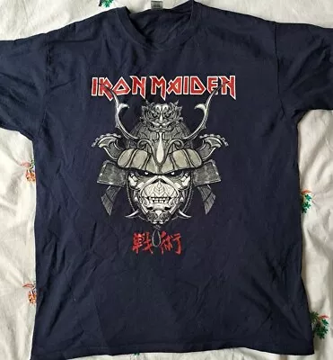 Buy Iron Maiden - Senjutsu Blue Shirt Large • 10£