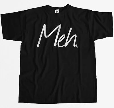 Buy Meh. Computer Geek Slogan Nerd Funny  Mens T-Shirt • 8.99£