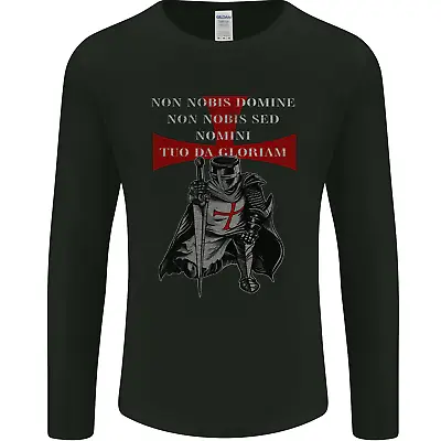 Buy Knights Templar Prayer St Georges Day Mens Long Sleeve T-Shirt • 11.49£