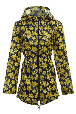 Buy Ladies Rain Mac Womens Raincoat Kagool Festival Hooded Shower Parka Jacket Bnwt • 8.95£