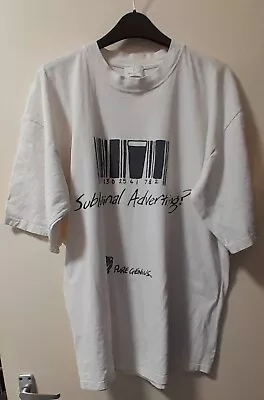 Buy Guinness White T-shirt With Subliminal Advertising? Pure Genius Print, Size XL • 8£