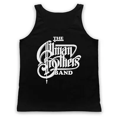Buy Band Allman Brothers Unofficial Classic Rock Logo Music Adults Vest Tank Top • 18.99£
