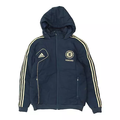 Buy Chelsea FC 12/13 Adidas Mens Navy Padded Training Jacket | Vintage Football VTG • 50£