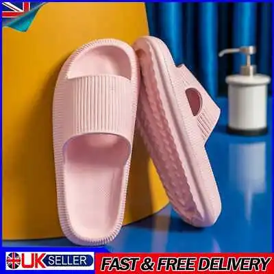 Buy Cool Slippers Elastic New Slippers Grey Pink Orange Couples Slippers For Walking • 9.09£