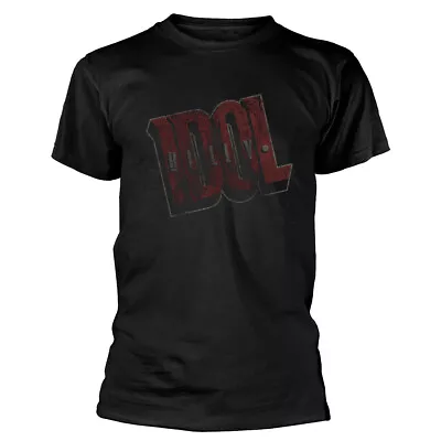 Buy Billy Idol Vintage Logo Black T-Shirt NEW OFFICIAL • 15.19£