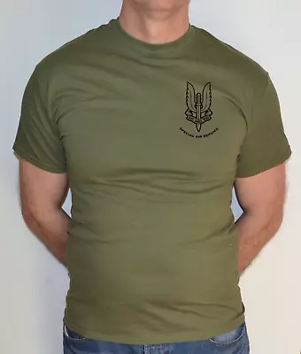 Buy Sas,uk,british Special Forces, Army, Military,airsoft, Combat ,t-shirt  • 14.99£
